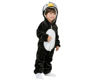 Costume for child Pinquin (hooded jumpsuit), size 92/104 cm